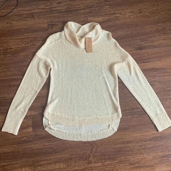 Cremieux Sequin Cow Neck Sweater PullOver XS NWT - Picture 4 of 9